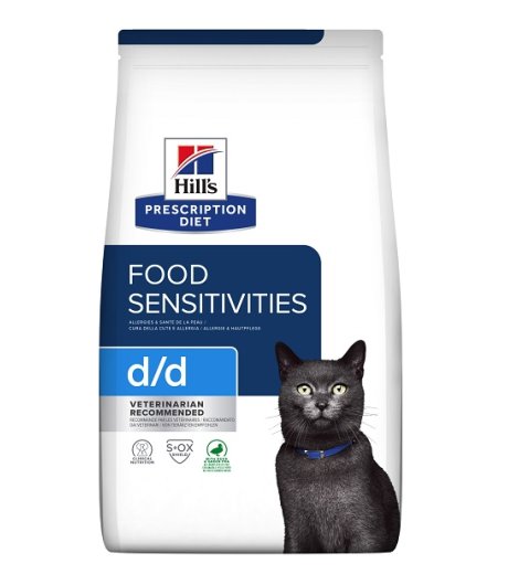 HILL'S GATTO DIET D/D SKIN FOOD SENSITIVITIES ANATRA PISELLI 1,5KG HILL'S GATTO DIET D/D SKIN FOOD SENSITIVITIES ANATRA PISELLI 1,5KG