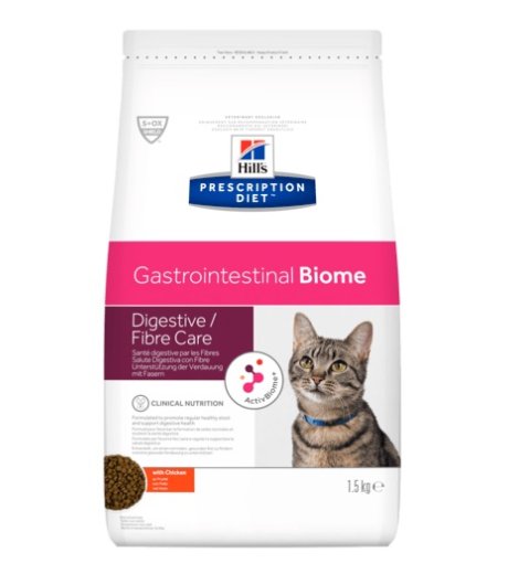 HILL'S GATTO DIET GASTRO INTESTINAL DIGESTIVE FIBRE CARE BIOME POLLO 1,5KG