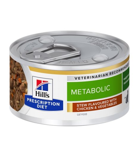 HILL'S GATTO DIET METABOLIC WEIGHT MANAGEMENT POLLO VERDURE 82GR (lattina)