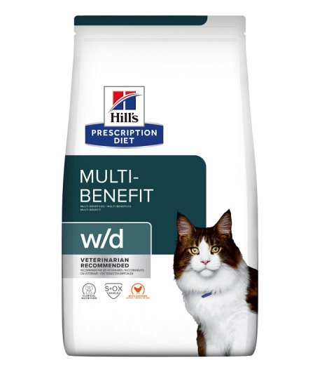 HILL'S GATTO DIET W/D DIGESTIVE WEIGHT MANAGEMENT POLLO 1,5KG