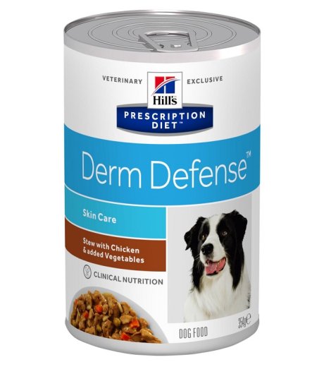 HILL'S CANE DIET DERM DEFENSE SKIN CARE POLLO VERDURE 354GR (lattina)
