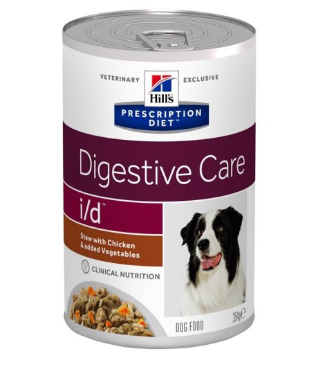 HILL'S CANE DIET I/D DIGESTIVE CARE POLLO VERDURE 354GR (lattina)