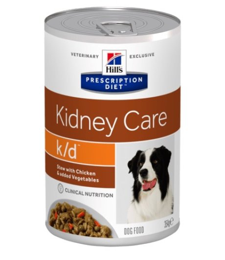 HILL'S CANE DIET K/D KIDNEY CARE STEW POLLO VERDURE 354GR (lattina) HILL'S CANE DIET K/D KIDNEY CARE STEW POLLO VERDURE 354GR (lattina)