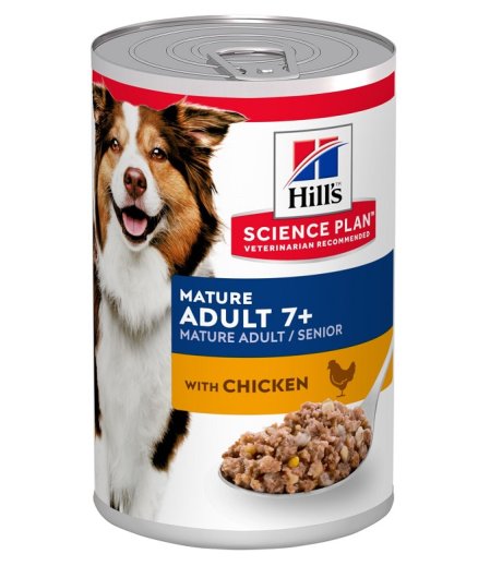 HILL'S CANE SCIENCE ADULT MATURE POLLO 370GR (lattina) HILL'S CANE SCIENCE ADULT MATURE POLLO 370GR (lattina)