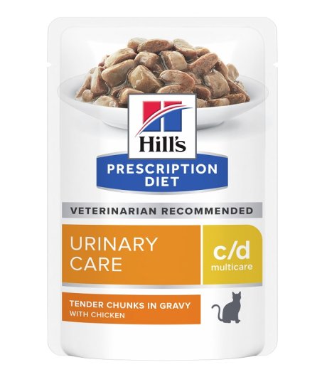 HILL'S GATTO DIET C/D URINARY CARE MULTICARE GRAVY (IN SALSA) POLLO 85GR (bustina)