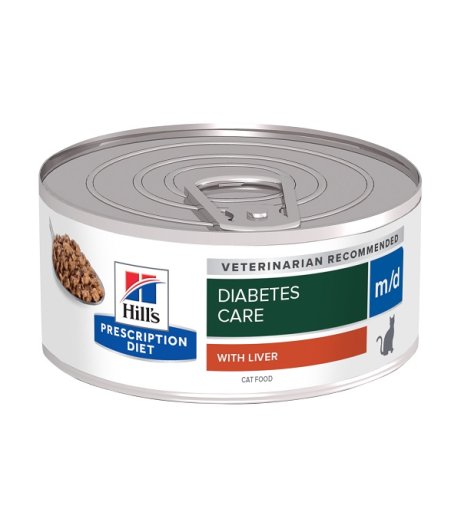 HILL'S GATTO DIET M/D DIABETES CARE FEGATO 156GR (lattina)