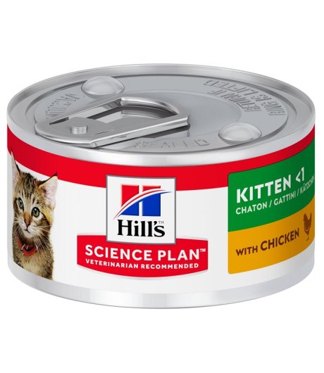 HILL'S GATTO SCIENCE KITTEN POLLO 82GR (lattina)