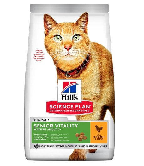 HILL'S GATTO SCIENCE SPECIALITY YOUTHFUL VITALITY MATURE POLLO 1,5KG