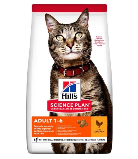 HILL'S GATTO SCIENCE ADULT POLLO 1,5KG