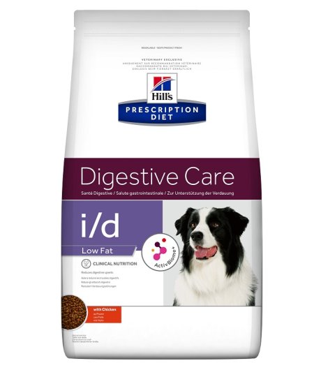 HILL'S CANE DIET I/D DIGESTIVE CARE LOW FAT BIOME POLLO 1,5KG