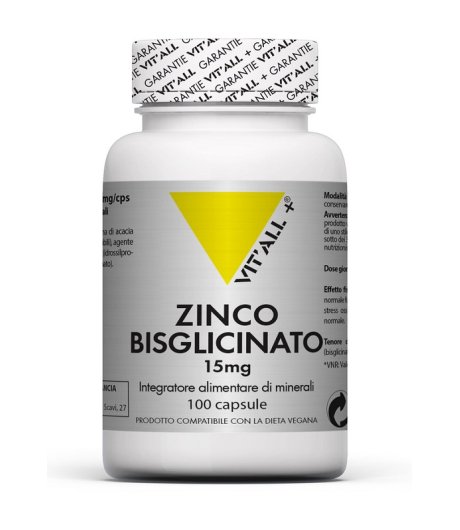 VITAL PLUS ZINCO BISGLIC 100CPS VEG