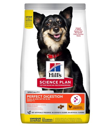 HILL'S CANE SCIENCE SPECIALITY PERFECT DIGESTION SMALL/MINI ADULT BIOME POLLO 1,5KG HILL'S CANE SCIENCE SPECIALITY PERFECT DIGESTION SMALL/MINI ADULT BIOME POLLO 1,5KG