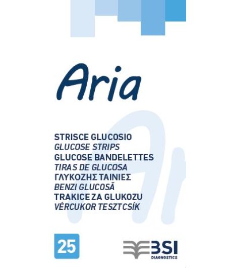 STRISCE MIS GLICEMIA ARIA 25PZ