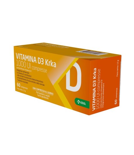 Vitamina D3 Krka 1000 Ui 60cpr