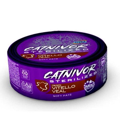 NEXTMUNE DRN CATNIVOR GATTO STERILIZED PATE' VITELLO 80GR (lattina)