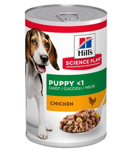 HILL'S CANE SCIENCE PUPPY POLLO 370GR (lattina) HILL'S CANE SCIENCE PUPPY POLLO 370GR (lattina)