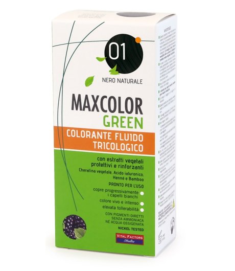 MAXCOLOR GREEN 01 NERO NATURAL 90ML