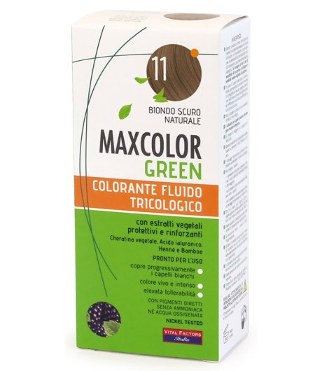 MAXCOLOR GREEN 11 BIONDO SCURO 90ML