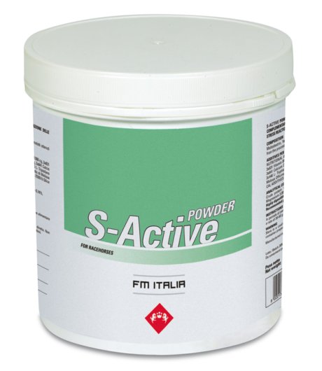 S-ACTIVE POWDER EQUINI POLVERE BARATTOLO 600GR - FM ITALIA