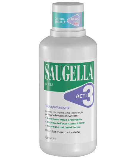 Saugella Acti3 Det Int500ml Tp