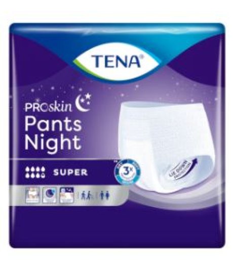 TENA PANTS NIGHT L 10PZ