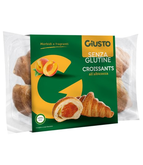 GIUSTO S/G Croissants Alb.320g