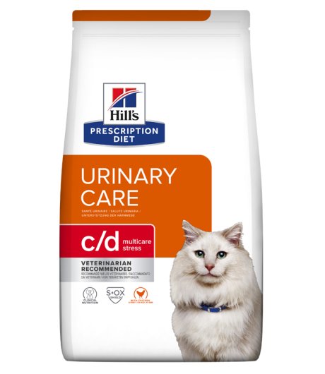 HILL'S GATTO DIET C/D URINARY CARE STRESS POLLO 1,5KG