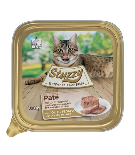 STUZZY GATTO POLLO FEGATO 100GR (vaschetta)