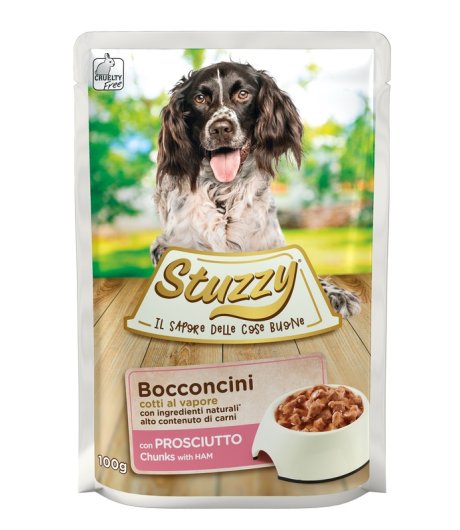 STUZZY CANE BOCCONCINI PROSCIUTTO 100GR (bustina)
