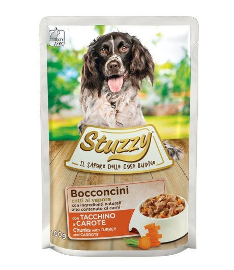 STUZZY CANE BOCCONCINI TACCHINO CAROTE 100GR (bustina)