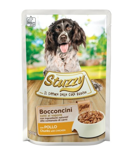 STUZZY CANE BOCCONCINI JELLY POLLO 100GR (bustina)