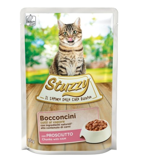 STUZZY GATTO BOCCONCINI PROSCIUTTO 85GR (bustina)