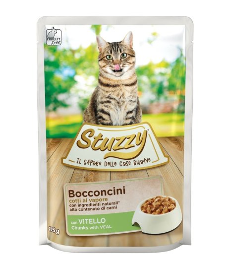 STUZZY GATTO BOCCONCINI VITELLO 85GR (bustina)