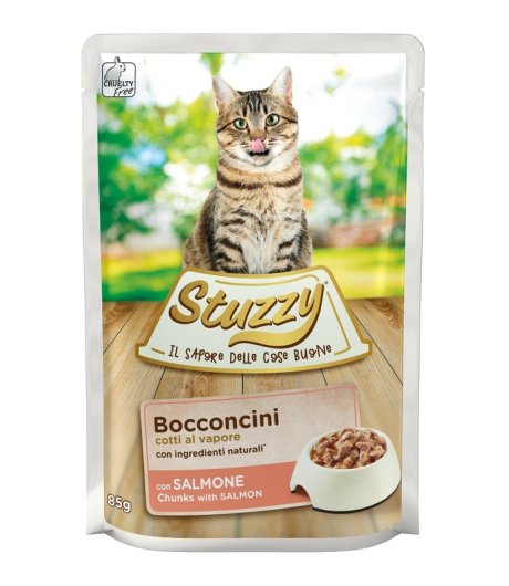 STUZZY GATTO BOCCONCINI SALMONE 85GR (bustina)