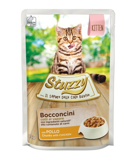 STUZZY GATTO BOCCONCINI KITTEN POLLO 85GR (bustina)