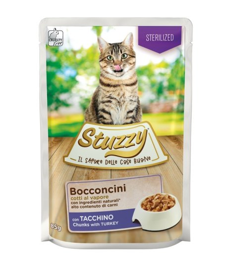 STUZZY GATTO STERILIZED TACCHINO 85GR (bustina)
