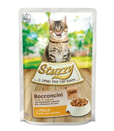 STUZZY GATTO BOCCONCINI JELLY POLLO 85GR (bustina)