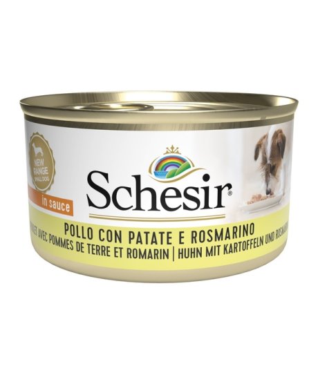 SCHESIR CANE SALSA POLLO PATATE ROSMARINO 85GR (lattina) SCHESIR CANE SALSA POLLO PATATE ROSMARINO 85GR (lattina)