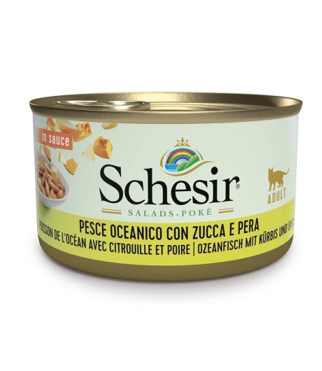 SCHESIR GATTO SALSA PESCE OCEANICO ZUCCA PERA 85GR (lattina)