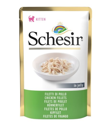 SCHESIR GATTO KITTEN POLLO 85GR (bustina) SCHESIR GATTO KITTEN POLLO 85GR (bustina)