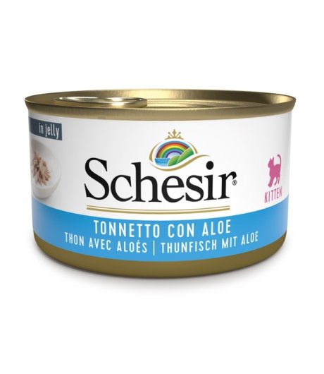SCHESIR GATTO JELLY KITTEN TONNO ALOE 85GR (lattina)