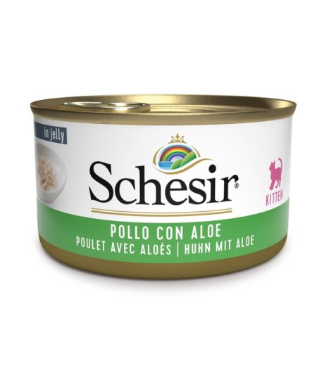 SCHESIR GATTO JELLY KITTEN POLLO ALOE 85GR (lattina)