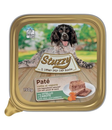 STUZZY CANE PATE' VITELLO CAROTE 150GR (vaschetta)