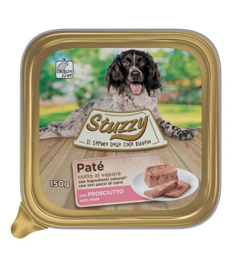 STUZZY CANE PATE' PROSCIUTTO 150GR (vaschetta) STUZZY CANE PATE' PROSCIUTTO 150GR (vaschetta)