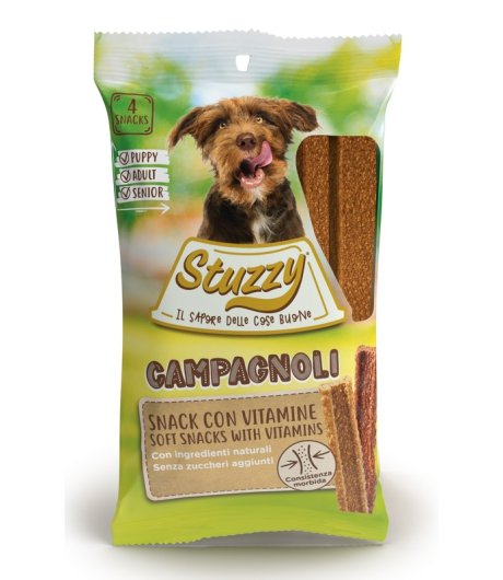 STUZZY CANE SNACK CAMPAGNOLI 4PZ 100GR