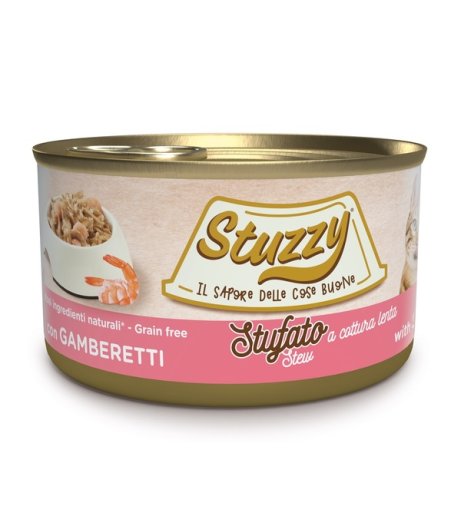 STUZZY GATTO STUFATO/STEW GAMBERETTI 85GR (lattina)