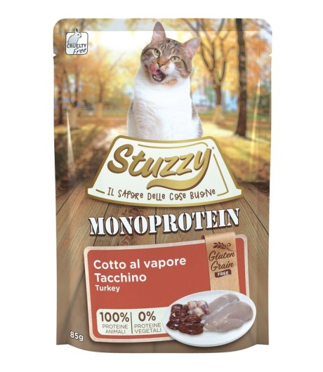 STUZZY GATTO MONOPROTEICO TACCHINO 85GR (bustina)