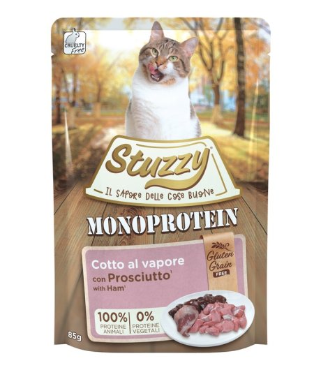 STUZZY GATTO MONOPROTEICO PROSCIUTTO 85GR (bustina)