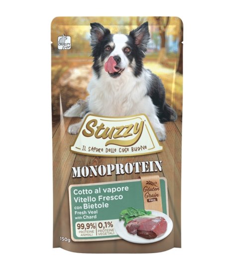 STUZZY CANE MONOPROTEICO VITELLO BIETOLE 150GR (bustina) STUZZY CANE MONOPROTEICO VITELLO BIETOLE 150GR (bustina)