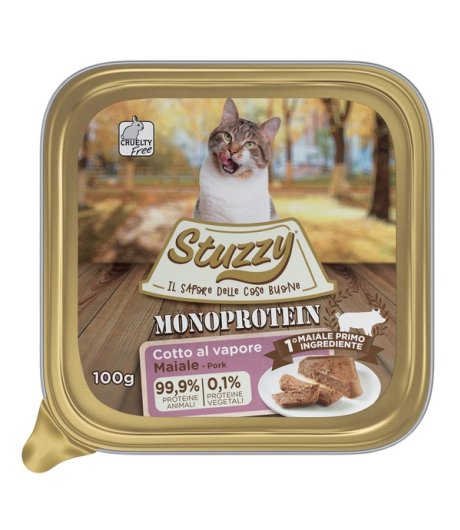 STUZZY GATTO MONOPROTEICO MAIALE 100GR (vaschetta)